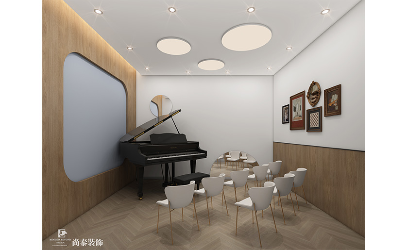 200平米深圳南山鋼琴教育機(jī)構(gòu)琴行門店裝修設(shè)計(jì)