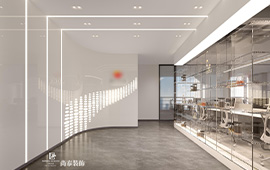 深圳南山智谷寫字樓350平米環(huán)保節(jié)能科技公司辦公室裝修設計