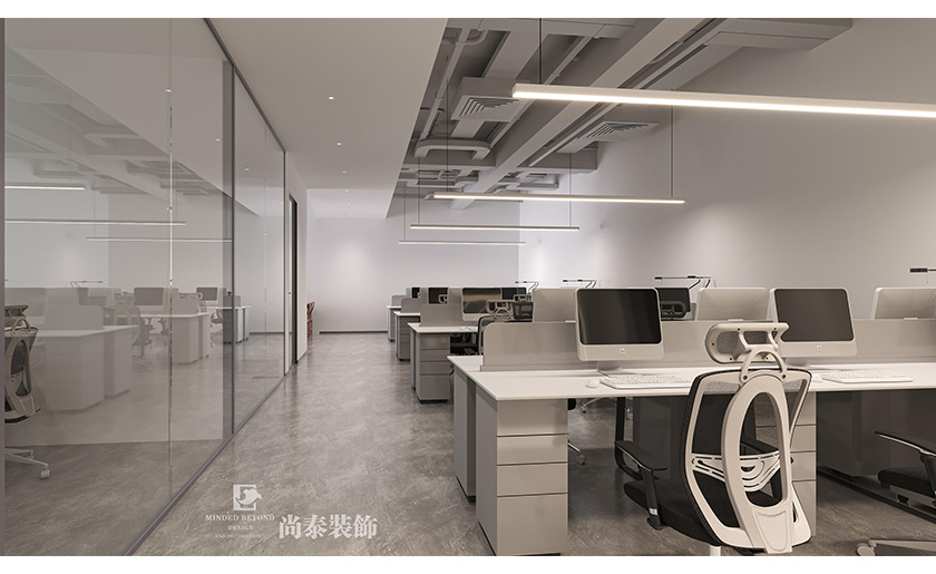 深圳南山智谷寫字樓350平米環(huán)保節(jié)能科技公司辦公室裝修設(shè)計