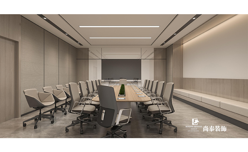 深圳南山智谷寫字樓350平米環(huán)保節(jié)能科技公司辦公室裝修設(shè)計