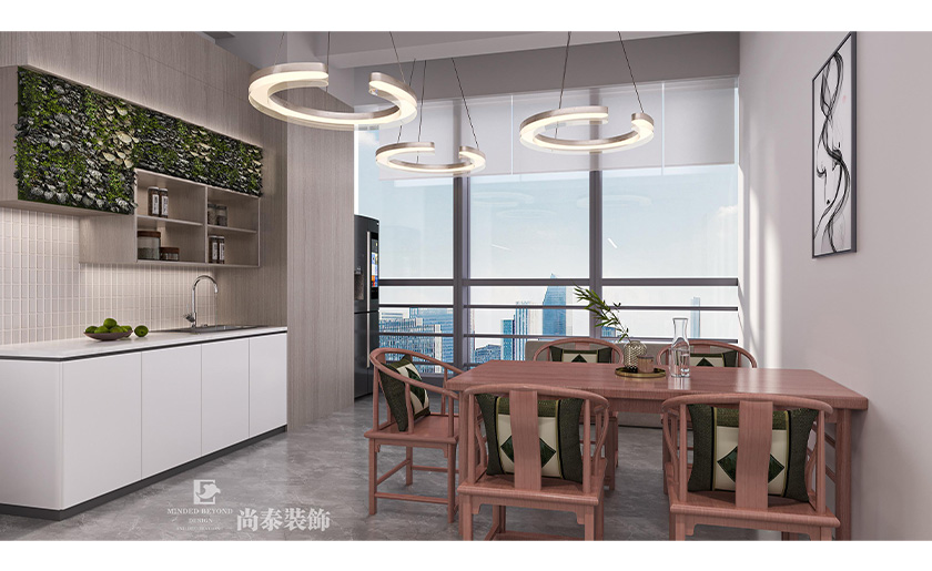 深圳南山智谷寫字樓350平米環(huán)保節(jié)能科技公司辦公室裝修設(shè)計