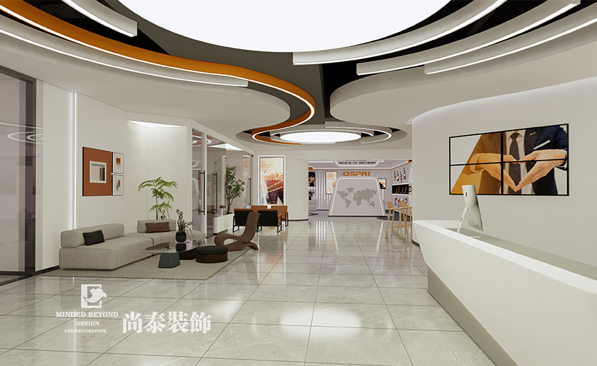 超3000平龍崗區(qū)“激光”器械企業(yè)寫字樓設(shè)計案例