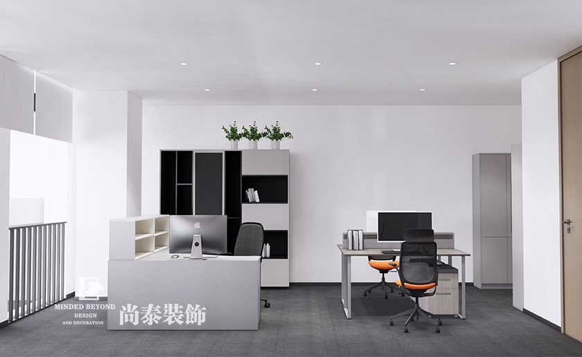 深圳龍崗區(qū)智能科技型寫字樓辦公室裝修設計案例