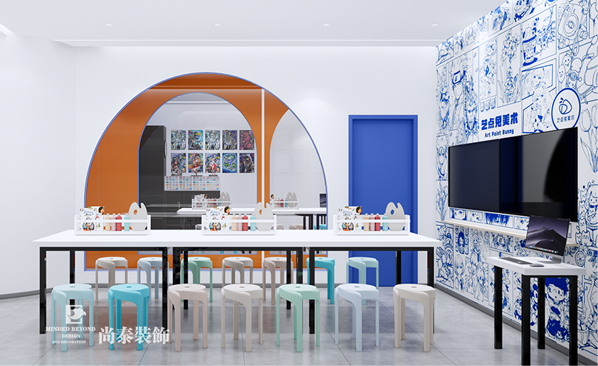 深圳寶安區(qū)教育培訓(xùn)公司辦公室裝修設(shè)計(jì)效果