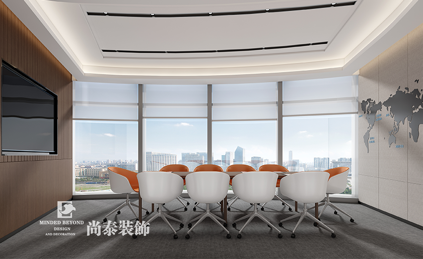 深圳龍崗區(qū)網(wǎng)絡(luò)公司辦公室裝修效果案例